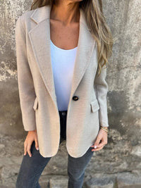 NOIRÉ – Classic Lapel Suit Jacket