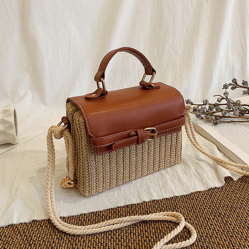( new ) Fashion Box Rattan Women Handbags Wicker