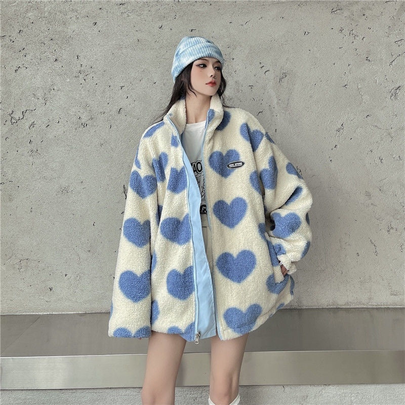 Stephanie | Double-Sided Heart Coat