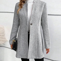 MARLOW – Classic Jacquard Wool Coat