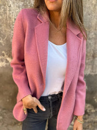 NOIRÉ – Classic Lapel Suit Jacket