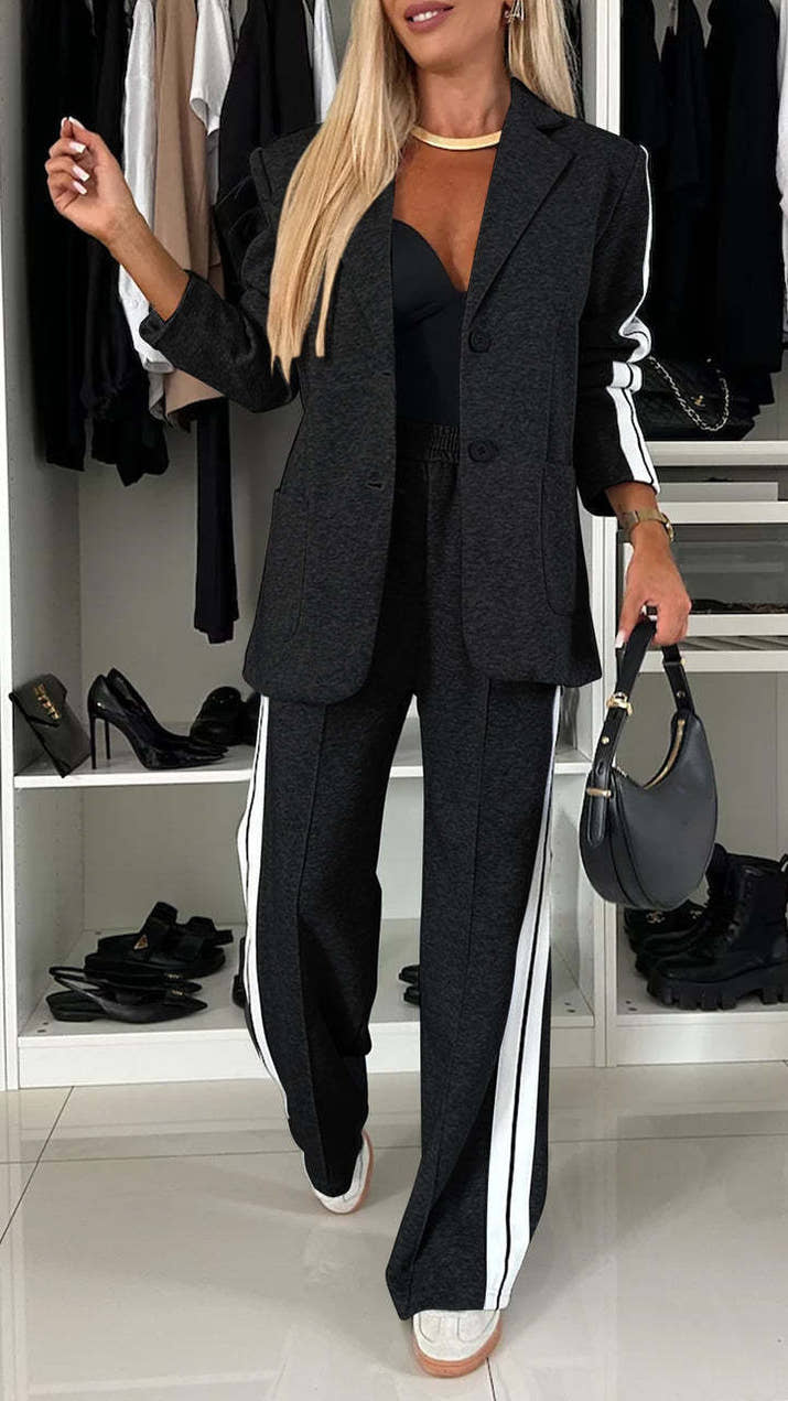 MARLOW – Casual Chic Blazer & OutWear Trouser Set