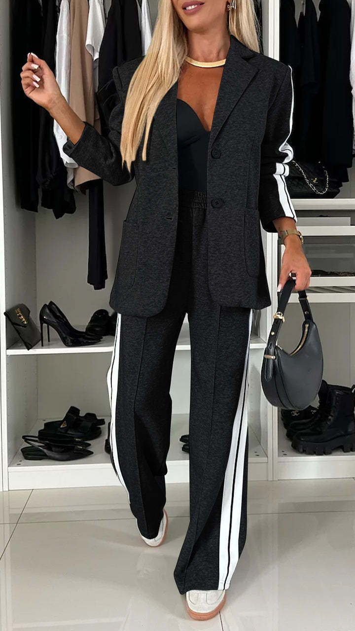 MARLOW – Casual Chic Blazer & OutWear Trouser Set