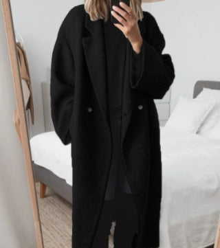 LYRA – Woolen Multi-Color Trench Coat