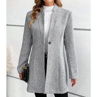 MARLOW – Classic Jacquard Wool Coat