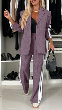 MARLOW – Casual Chic Blazer & OutWear Trouser Set