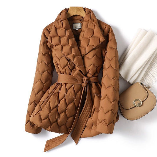 Sarah™ | Stylish Quilted Down Coat