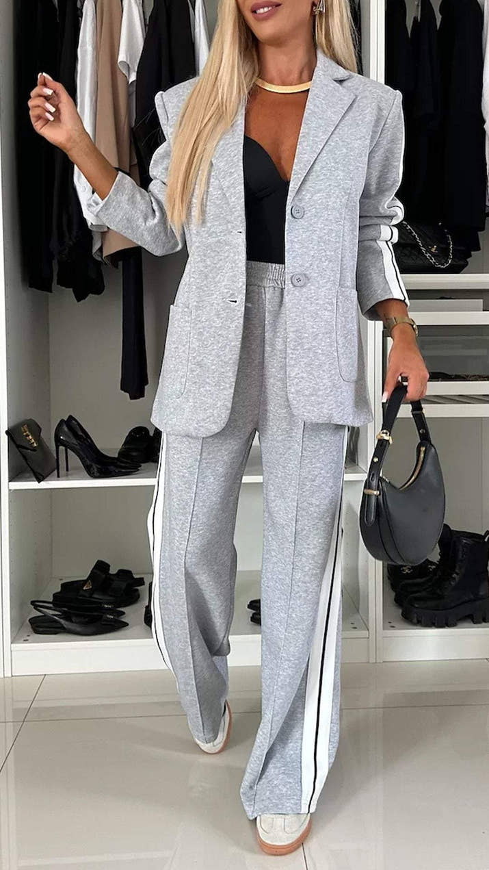 MARLOW – Casual Chic Blazer & OutWear Trouser Set