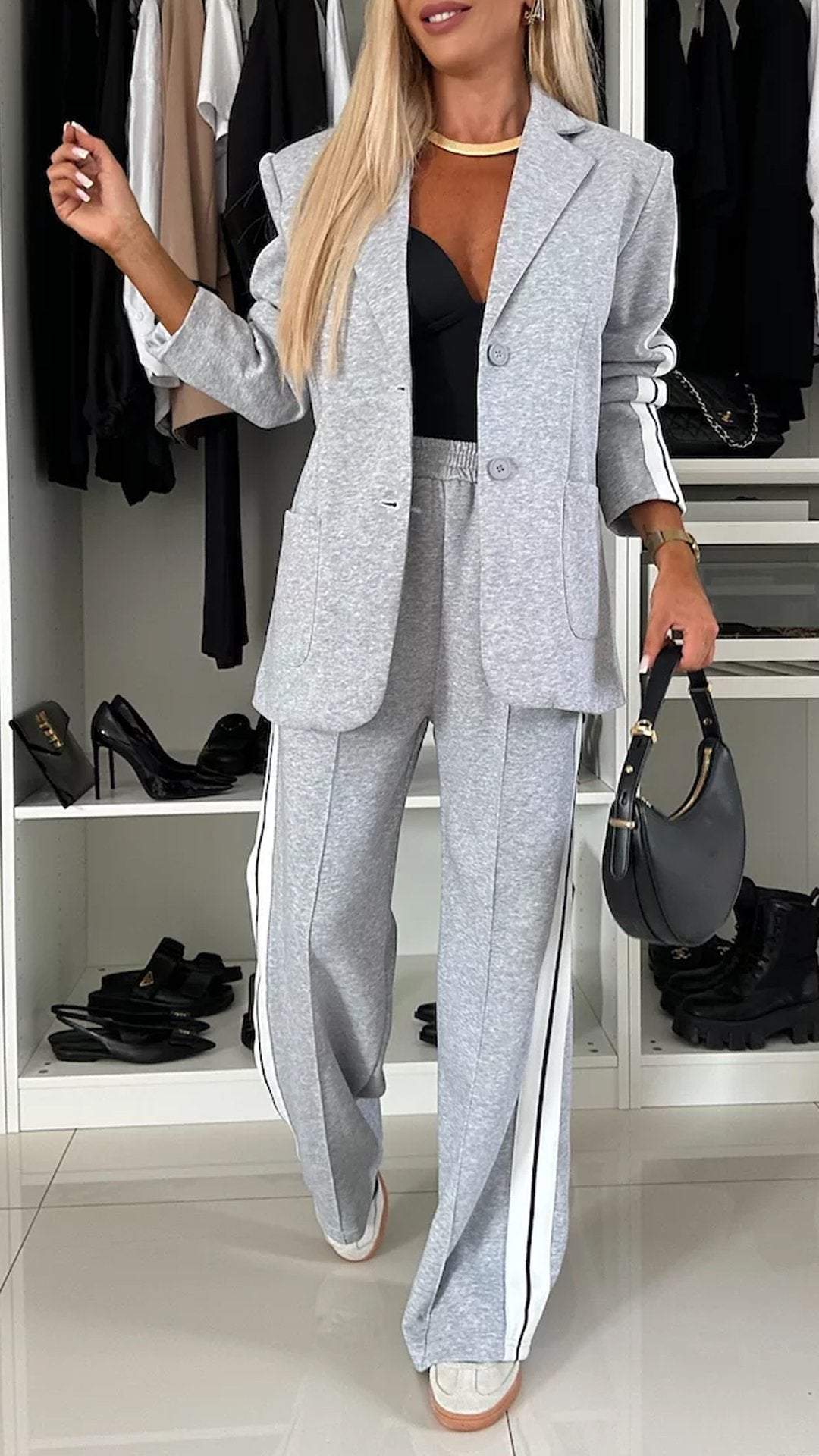 MARLOW – Casual Chic Blazer & OutWear Trouser Set