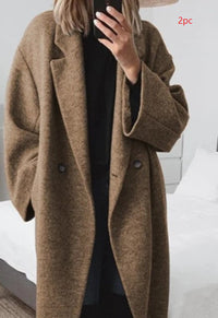 LYRA – Woolen Multi-Color Trench Coat